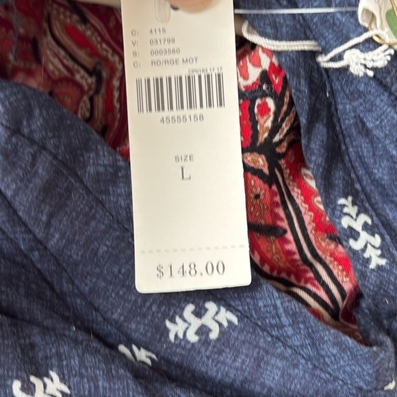 Anthropologie Waverly Quilted Reversible Jacket Cardigan Cropped LARGE NEW - Picture 10 of 10